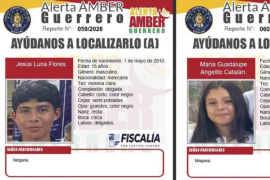 María Angelito Guadalupe Catalán, de 16 años, y Jesús Luna Flores, de 15, fueron vistos por última vez el martes 28 de abril en Tecpan de Galeana. FOTO: Captura de pantalla