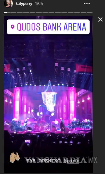 $!Katy Perry y Hugh Jackman apoyan el regreso de Pink en escenario de Sydney