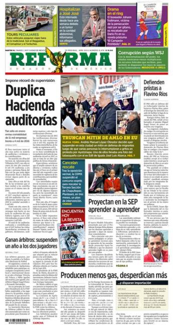 $!Titulares Prensa Nacional 14/03/2017