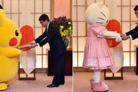 Hello Kitty y Pikachu son los nuevos embajadores de la ciudad de Osaka