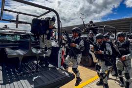 Los 500 soldados y policías se concentraron en Frontera Comalapa, localidad que es centro de la región Sierra Madre de Chiapas