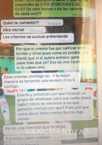 $!Filtran pelea de WhatsApp de Omar Bravo con compañeros