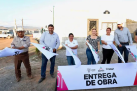 En días recientes se entregó obra de interconexión de agua en Huachichil como parte de las acciones para reforzar el abasto en comunidades.