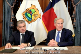 El Gobernador Abbott firmó un Memorando de Entendimiento con el estado de Coahuila para evitar la inmigración ilegal de México a Texas y mejorar el flujo de tráfico a través del Puente Internacional Acuña-Del Río.