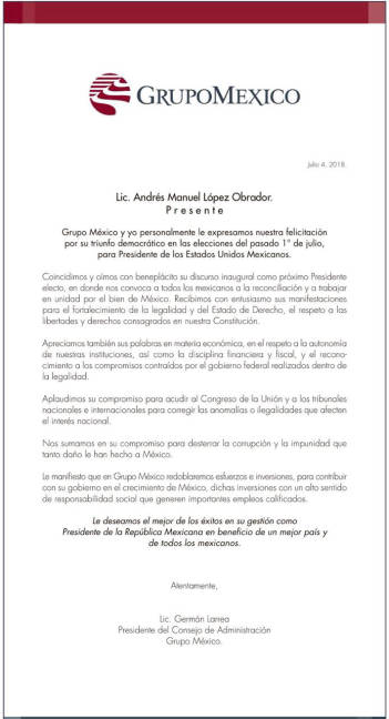 $!Del 'así no' para AMLO a la reconciliación con la IP; dos cartas que marcaron historia