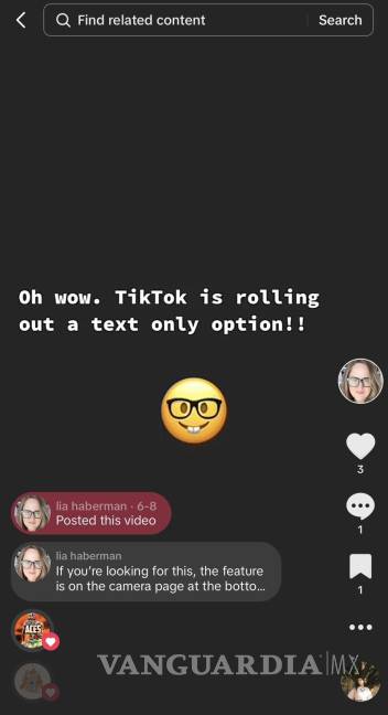 $!La aplicación china de vídeos cortos TikTok permitirá a los usuarios crear mensajes de texto