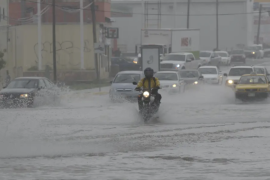Ante las condiciones del pavimento y la disminución de visibilidad, la dependencia recomendó extremar precauciones al circular por vialidades con acumulaciones de agua.