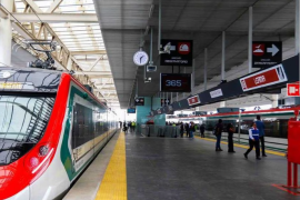 Hombre saltó las bardas de seguridad del Tren Suburbano y se arrojó a las vías, perdiendo la vida.