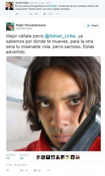 $!Amenazan de muerte a Adrián Uribe después de asalto