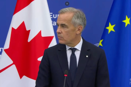 Mark Carney, primer ministro de Canadá, frente al parlamento de la Unión Europeo tras alianza Canadá-UE.