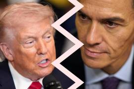 Guerra en Irán distancia al presidente de Estados Unidos, Donald Trump y a su homólogo español, Perdro Sánchez.