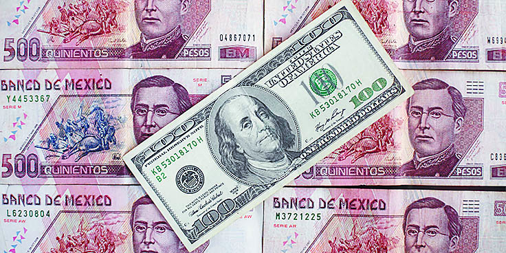Tres eventos en el mundo pegarán al peso mexicano