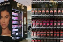 Kylie Jenner estrena 'vending machine' de maquillaje