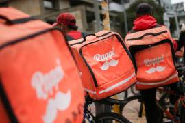 Entregas. El servicio de entrega a domicilio de comida ha tenido un repunte importante por la pandemia, pero el frío lo congeló.