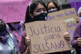 Justicia para Susana, protestan feministas en CDMX por asesinato de maestra