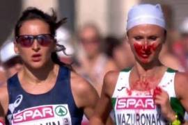 La campeona de Europa en el maratón de Berlín que corrió bañada en sangre