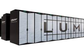 La supercomputadora LUMI, que es la tercera más potente del mundo con un rendimiento de 151.9 petaflops por segundo.
