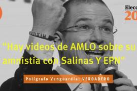 Es verdadera la afirmación de Anaya de que hay videos de AMLO sobre su amnistía con Salinas y EPN
