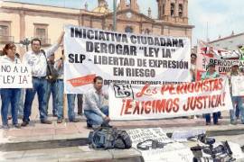 La prensa potosina se ha manifestado por las iniciativas impulsadas que han afectado el pleno ejercicio de la libertad de expresión.