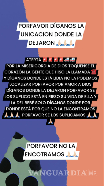 $!Mensajes de auxilio y una fotografía: Desaparece Lidya Valdivia, embarazada de nueve meses, en Puebla