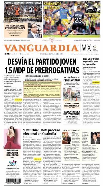 $!Líder del Partido Joven de Coahuila desvió recursos de su empresa