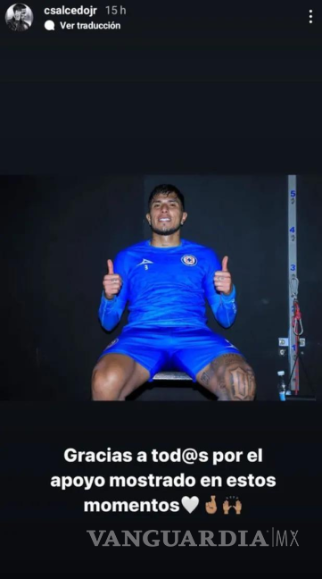 $!Mensaje publicado en las historias del futbolista.