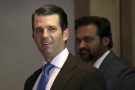 Donald Trump Jr. llega a India para vender apartamentos