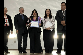 Aracely Garza Chantaka fue distinguida por su sólida trayectoria y su compromiso con la cobertura informativa de alto impacto en el noreste del país.