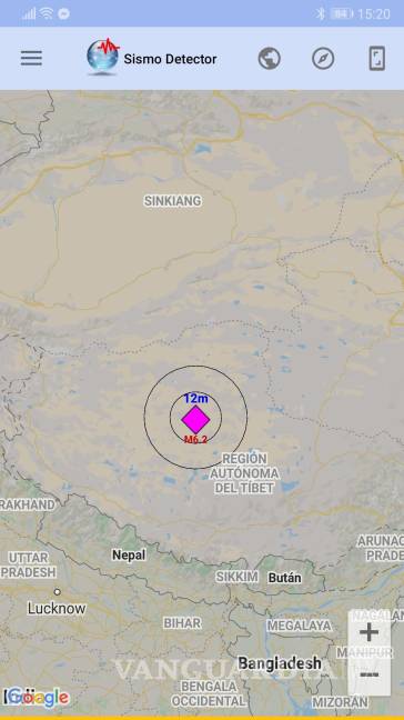 $!Sismo de magnitud 6,3 sacude región autónoma del Tíbet, en China
