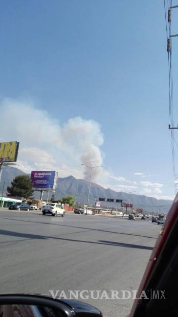 $!Se coordinará gobierno de Saltillo y de Arteaga para controlar incendio de Cañón de San Lorenzo