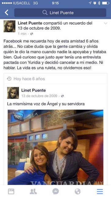 $!Yuridia niega entrevista a TV Azteca