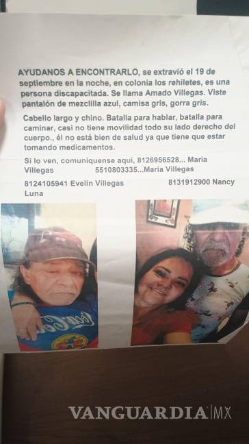 Adulto mayor es localizado en Nuevo León tras 4 meses desaparecido