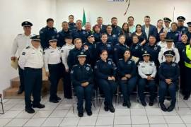 José María Fraustro Siller y el comisionado Garza Félix promueven la formación continua del personal policial.