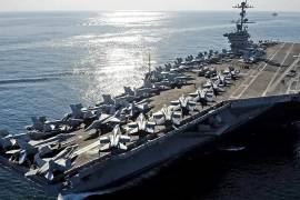 El despliegue naval de EEUU en el Caribe, al que se sumará el portaviones USS Gerald Ford, es el más grande desde la invasión a Panamá en 1989. FOTO: