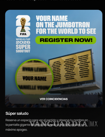 $!FIFA ofrece mensajes personalizados en partidos y ‘Paseo de los Aficionados’ durante Mundial 2026