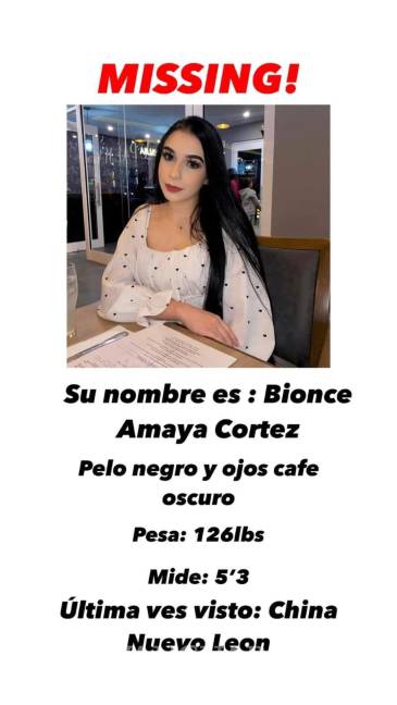 Buscan a joven texana que desapareció en China, Nuevo León