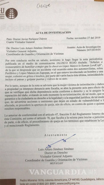 $!Se disculpa #LordCafé luego de agredir a mujer en Zapopan, Jalisco