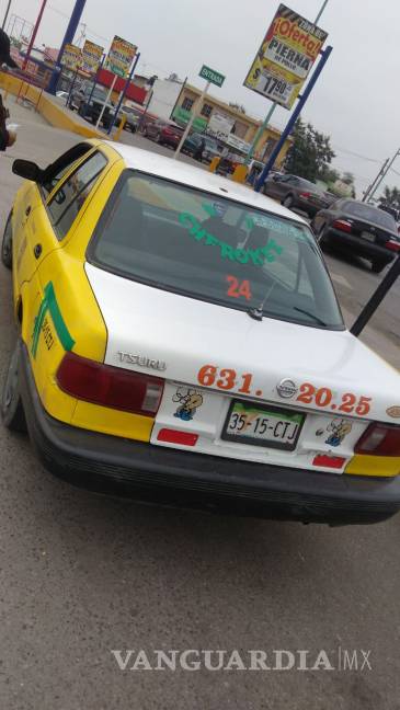 $!En Monclova retiran a 23 taxis de circulación