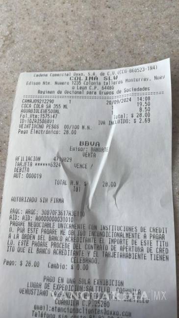 $!Durante un recorrido por las tiendas Oxxo, se identificaron precios que oscilan entre 19.50 y 27 pesos para la Coca-Cola en lata de 335 ml.