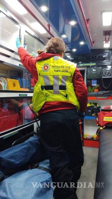 $!El trabajador, identificado como Omar Alberto “N”, de 30 años, sufrió quemaduras severas en el rostro tras un flamazo en la planta CRIO de Ramos Arizpe.