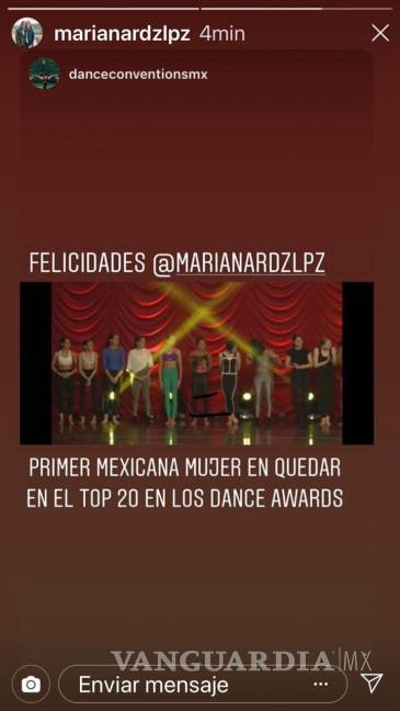 $!Joven saltillense, la primera bailarina mexicana en ingresar al top 20 como 'Best Dancer' en los Dance Award