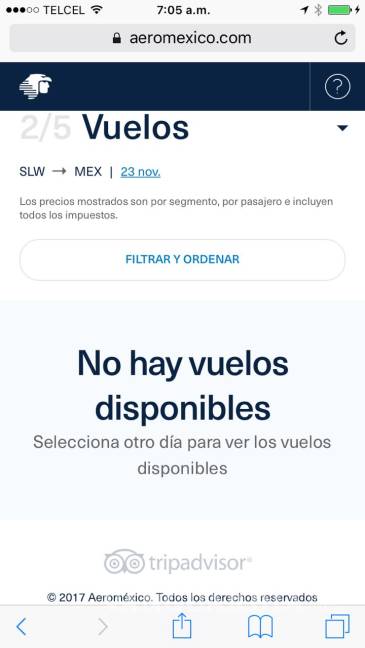 $!Cancela Aeroméxico definitivamente sus vuelos a Saltillo