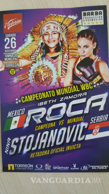 $!Ibeth “Roca“ Zamora expone ante Nina Stojanovic en Torreón