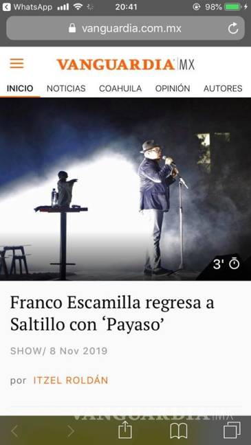 $!Franco Escamilla pide apoyo a prensa de Saltillo y luego no la deja entrar