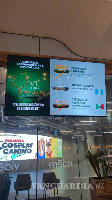 $!Las cervezas galardonadas fueron la red lager Pinot, que recibió medalla de oro, y la Maguey Ale, reconocida con bronce.