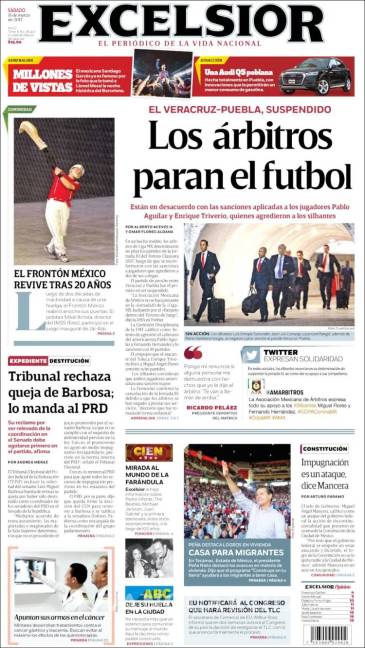 $!Titulares Prensa Nacional 11/03/2017