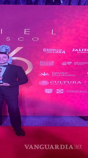 $!Recientemente el saltillense fue galardonado junto a su equipo de efectos visuales en la gala de los Premios Ariel 2024.