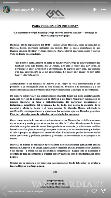 $!Marcela Reyes, exesposa de B-King, denuncia amenazas contra ella y su hijo