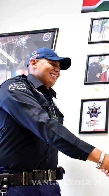 $!Rinden homenaje a policía municipal de Piedras Negras asesinado por sicarios