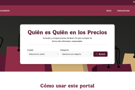 La herramienta digital permite consultar costos mínimos, máximos y promedio de productos en distintas tiendas, además de revisar cómo han cambiado sus precios antes de la temporada de ofertas de noviembre.